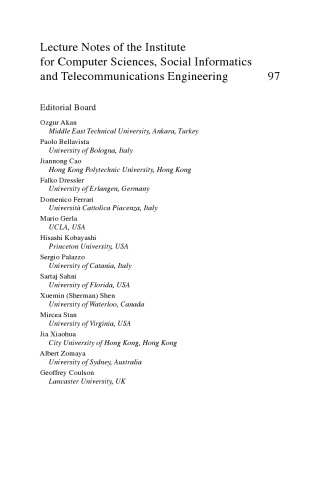 Mobile Networks and Management: Third International ICST Conference, MONAMI 2011, Aveiro, Portugal, September 21-23, 2011, Revised Selected Papers
