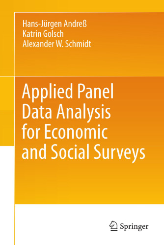 Applied Panel Data Analysis for Economic and Social Surveys