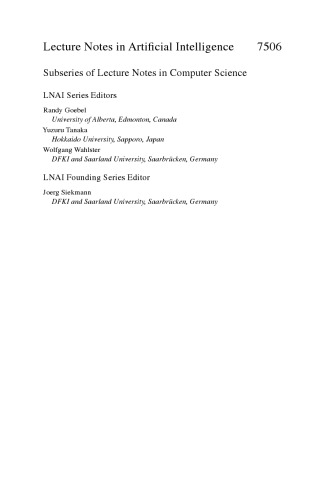 Intelligent Robotics and Applications: 5th International Conference, ICIRA 2012, Montreal, QC, Canada, October 3-5, 2012, Proceedings, Part I