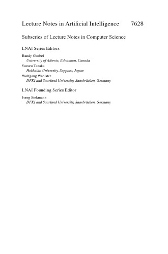 Simulation, Modeling, and Programming for Autonomous Robots: Third International Conference, SIMPAR 2012, Tsukuba, Japan, November 5-8, 2012. Proceedings