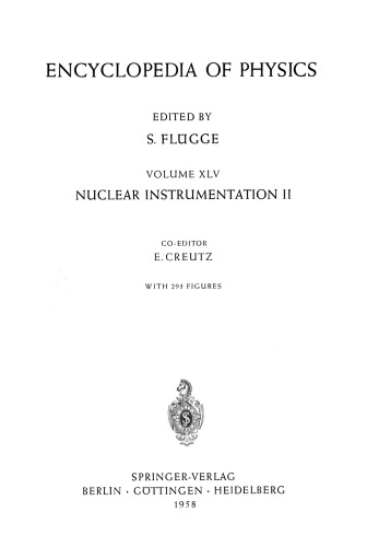 Nuclear Instrumentation II / Instrumentelle Hilfsmittel der Kernphysik II