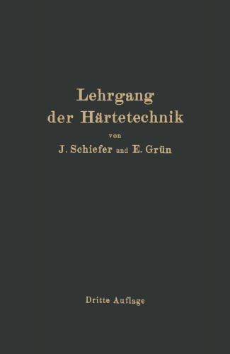 Lehrgang der Härtetechnik