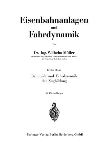 Bahnhöfe und Fahrdynamik der Zugbildung