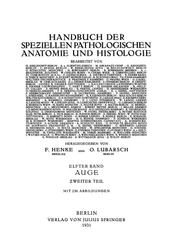 Auge: Ƶweiter Teil