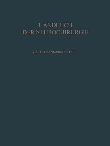 Klinik und Behandlung der Raumbeengenden Intrakraniellen Prozesse I