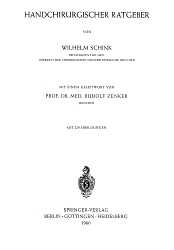 Handchirurgischer Ratgeber