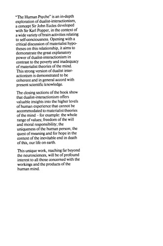 The Human Psyche: The GIFFORD Lectures University of Edinburgh 1978–1979