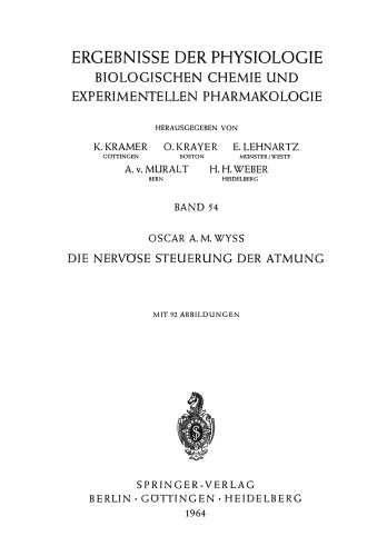 Die Nervöse Steuerung der Atmung