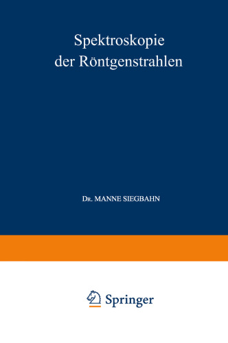 Spektroskopie der Röntgenstrahlen