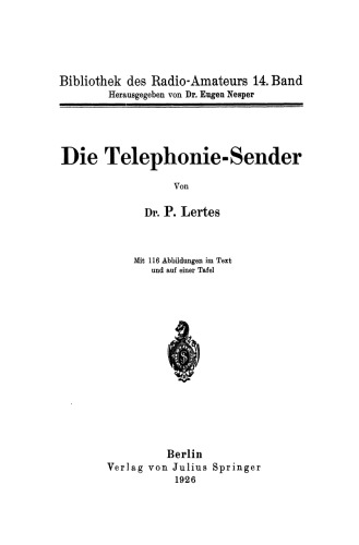Die Telephonie-Sender