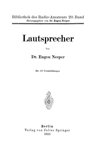Lautsprecher