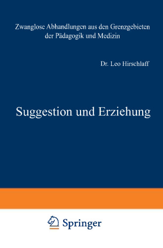 Suggestion und Erziehung