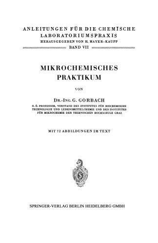 Mikrochemisches Praktikum