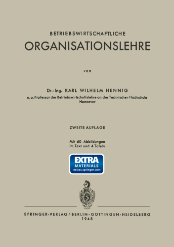Betriebswirtschaftliche Organisationslehre