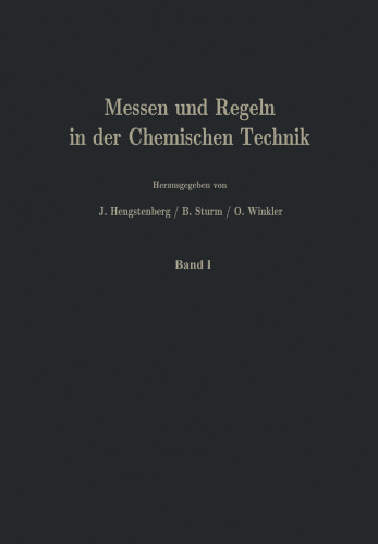 Messen und Regeln in der Chemischen Technik