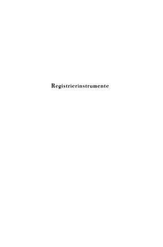 Registrierinstrumente