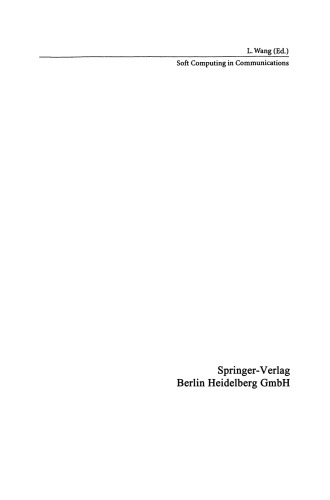 Soft Computing in Communications