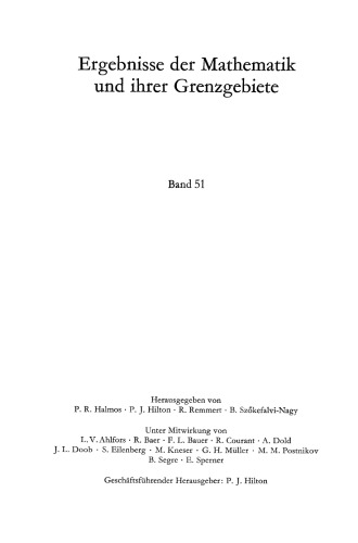 Theorie der Funktionen mehrerer komplexer Veränderlichen