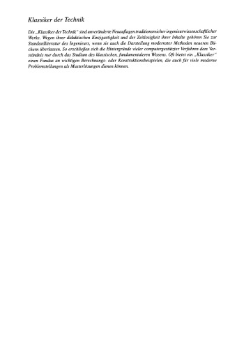Thermische Turbomaschinen: Thermodynamisch-strömungstechnische Berechnung