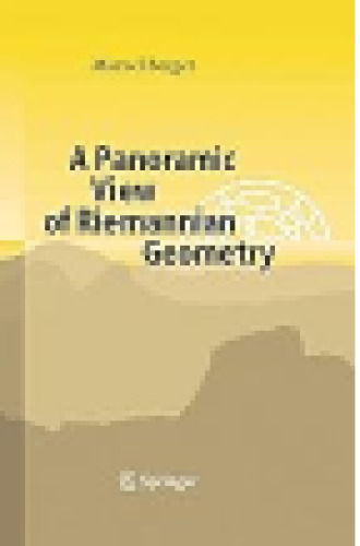 A Panoramic View of Riemannian Geometry