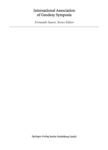 Satellite Altimetry for Geodesy, Geophysics and Oceanography: Proceedings of the International Workshop on Satellite Altimetry, a joint workshop of IAG Section III Special Study Group SSG3.186 and IAG Section II, September 8–13, 2002, Wuhan, China