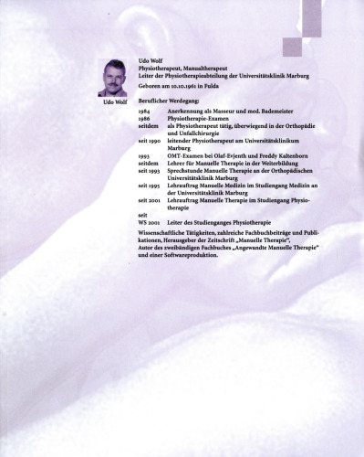 Manuelle Therapie. Sichere und effektive Manipulationstechniken