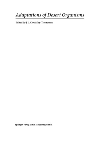 Survival Strategies of Annual Desert Plants