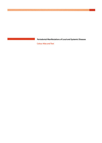 Periodontal Manifestations of Local and Systemic Diseases: Colour Atlas and Text