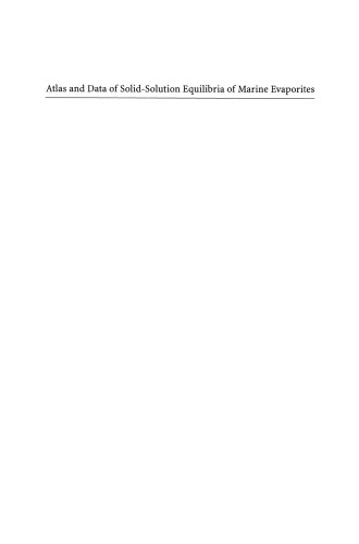 Atlas and Data of Solid-Solution Equilibria of Marine Evaporites