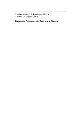 Diagnostic Procedures in Pancreatic Disease