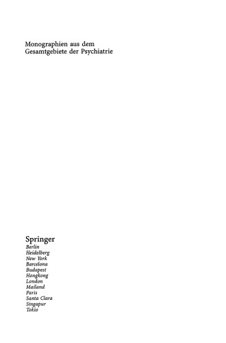 Psychische Störungen bei Krankenhauspatienten: Eine epidemiologische Untersuchung zu Diagnostik, Prävalenz und Behandlungsbedarf psychiatrischer Morbidität bei internistischen und chirurgischen Patienten