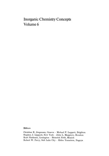 Inorganic Stereochemistry