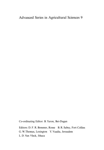 Cultural Practices and Infectious Crop Diseases