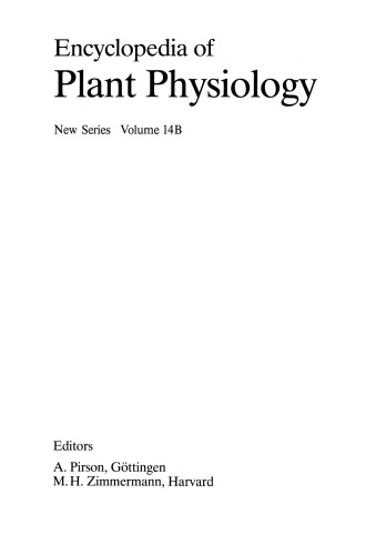 Nucleic Acids and Proteins in Plants II: Structure, Biochemistry and Physiology of Nucleic Acids