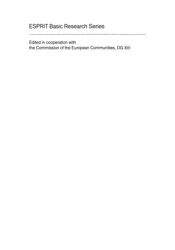Computational Logic: Symposium Proceedings, Brussels, November 13/14, 1990