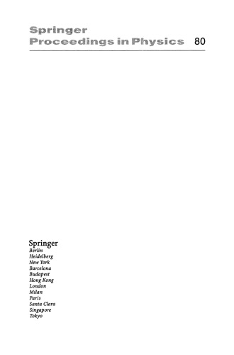 Computer Simulation Studies in Condensed-Matter Physics VIII: Recent Developments Proceedings of the Eighth Workshop Athens, GA, USA, February 20–24, 1995