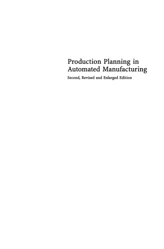 Production Planning in Automated Manufacturing