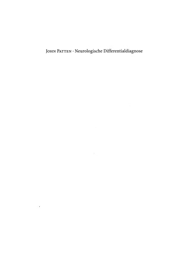 Neurologische Differentialdiagnose