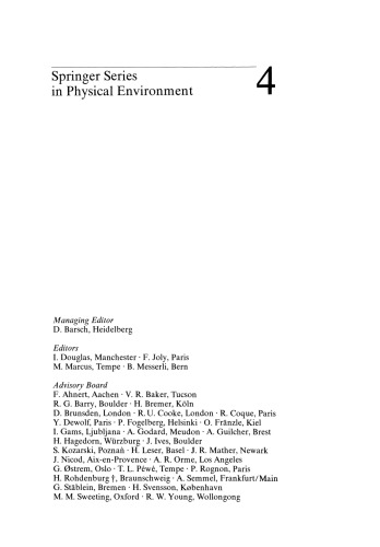 Processes in Karst Systems: Physics, Chemistry, and Geology