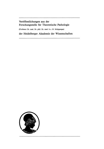 Entropie und Pathogenese: Interdisziplinäres Kolloquium der Heidelberger Akademie der Wissenschaften