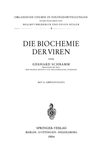 Die Biochemie der Viren