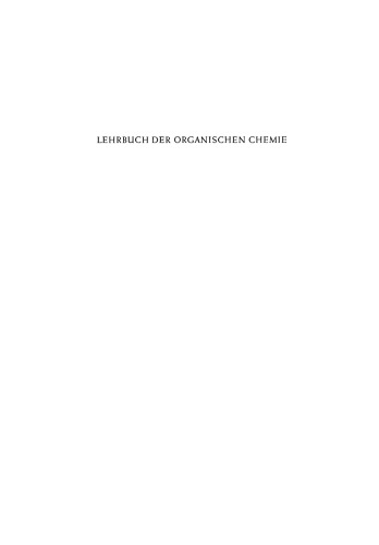 Lehrbuch der Organischen Chemie