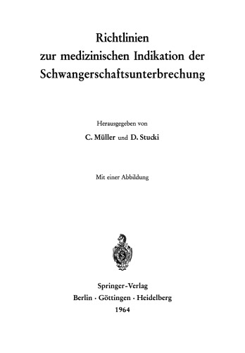 Richtlinien zur medizinischen Indikation der Schwangerschaftsunterbrechung
