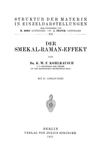 Der Smekal-Raman-Effekt