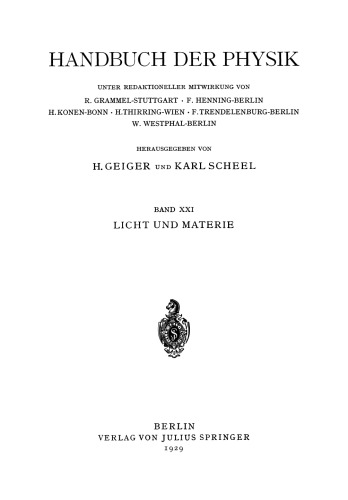 Licht und Materie