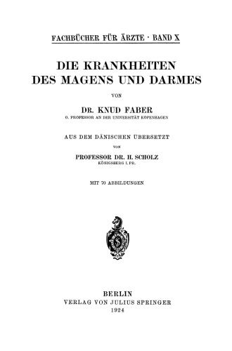 Die Krankheiten des Magens und Darmes
