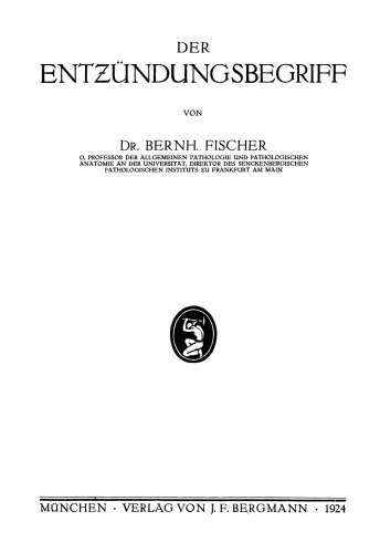 Der Entzündungsbegriff