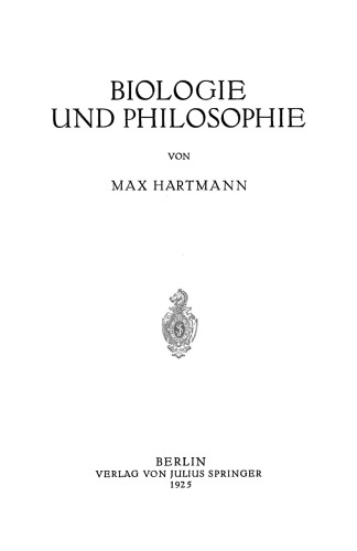 Biologie und Philosophie