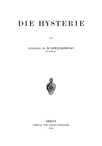 Die Hysterie