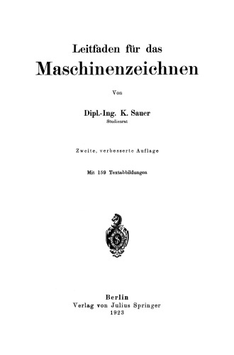Leitfaden für das Maschinenzeichnen